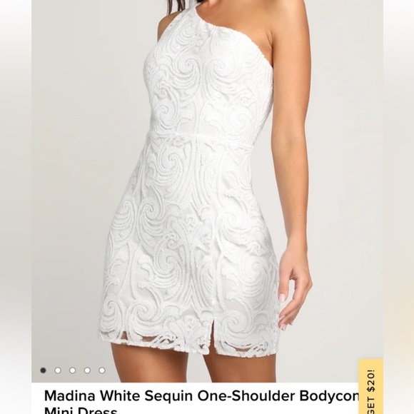 Lulus One Shoulder Mini Dress - Picture 3 of 4